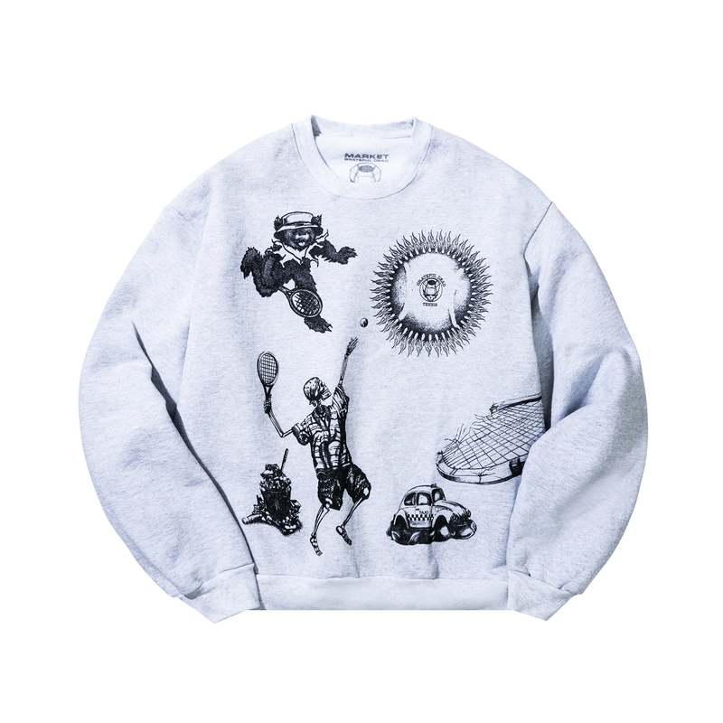 MARKET Grateful Dead Service Crewneck - Ash | Garmentory