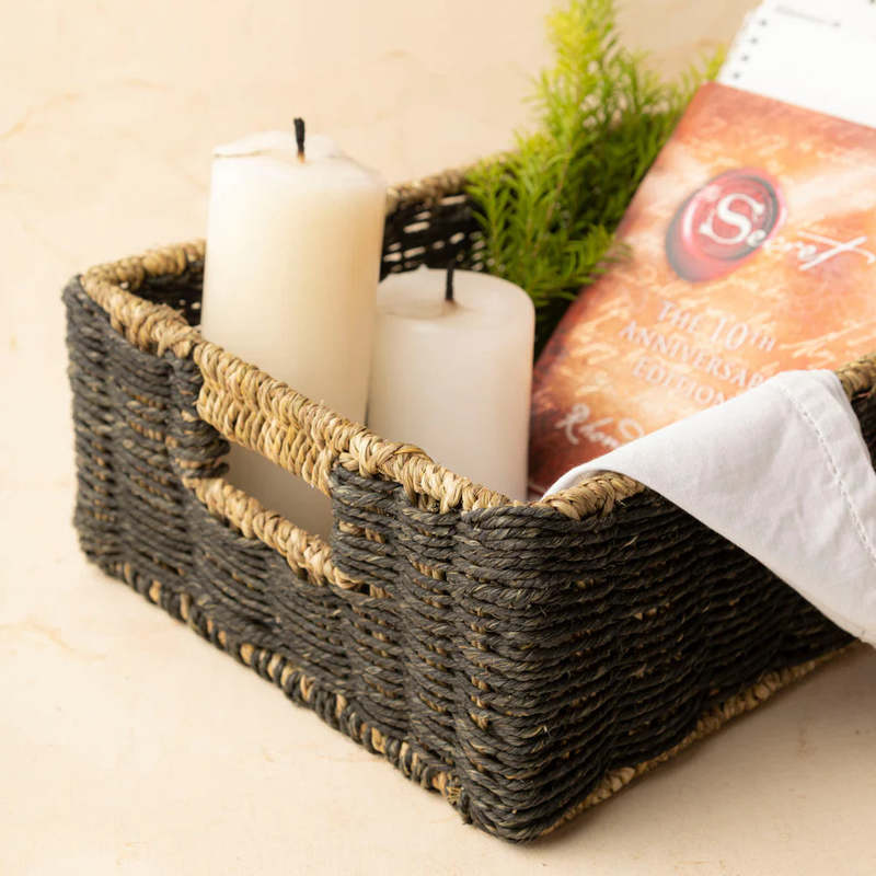 Kadam Haat Babui Utility Baskets - Black