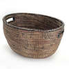 Mbare Oval Basket - Black - Thumbnail 1