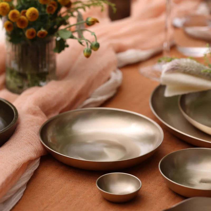 Fleck Bronze Kansa  Set of 4 Dip Bowl 