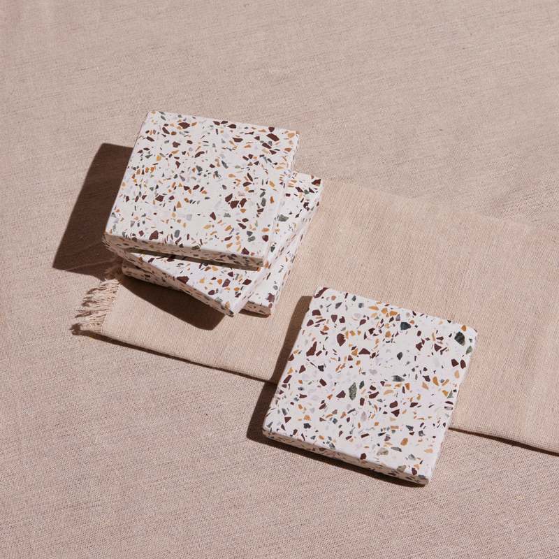 Meso Goods Centro Terrazzo Coasters Meso Goods Centro Terrazzo Coasters