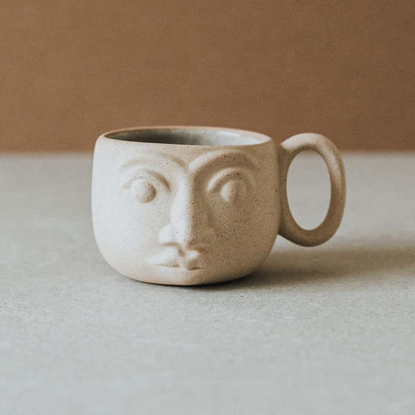 Al Centro Ceramica Handcrafted Face Mug Al Centro Ceramica Handcrafted Face Mug