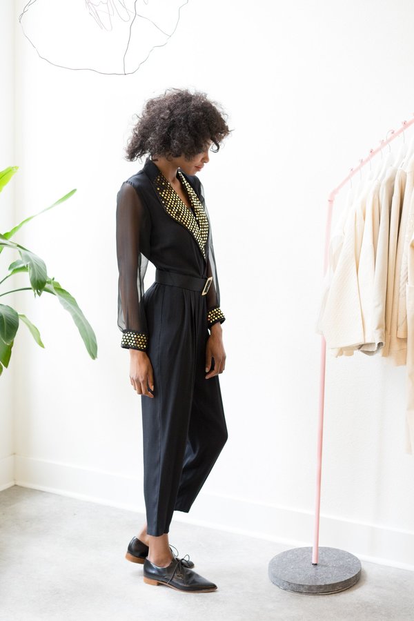 Backtalk PDX Vintage Sequin Jumpsuit Backtalk PDX Vintage Sequin Jumpsuit