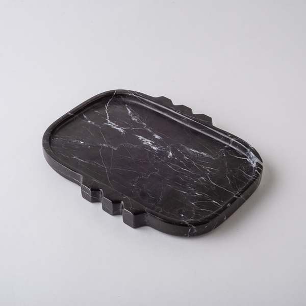 AndJacob Tauro Tray - Black Marble