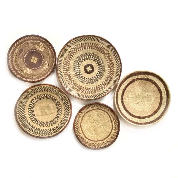 Mbare Tonga Wall Decor Basket Set of 5