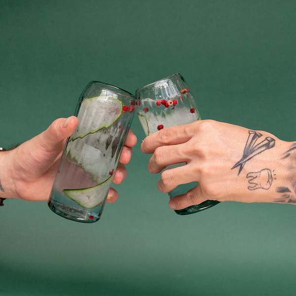 Zorro y Jaguar Vestigio Glass - set of 2