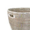 Mbare White Oval Basket - Thumbnail 3