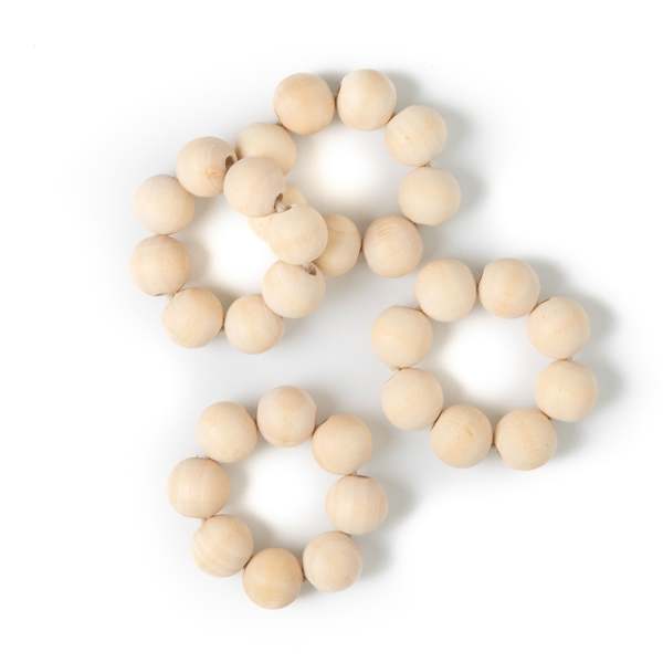 Tallo de Olivo Wooden Spheres Napkin Ring
