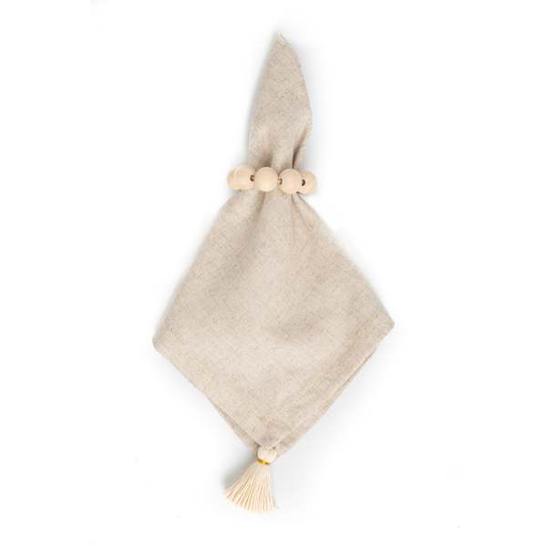 Tallo de Olivo Wooden Spheres Napkin Ring