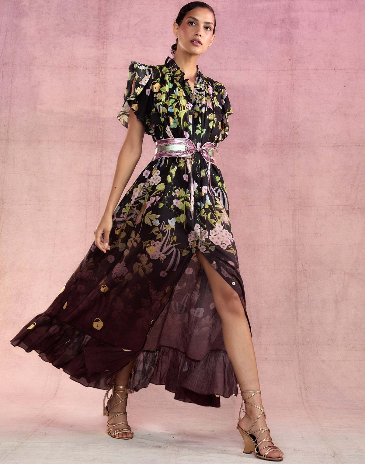 chinese dress ladies Cynthia Rowley Ramie Dress – Perri Berri Boutique main image 0