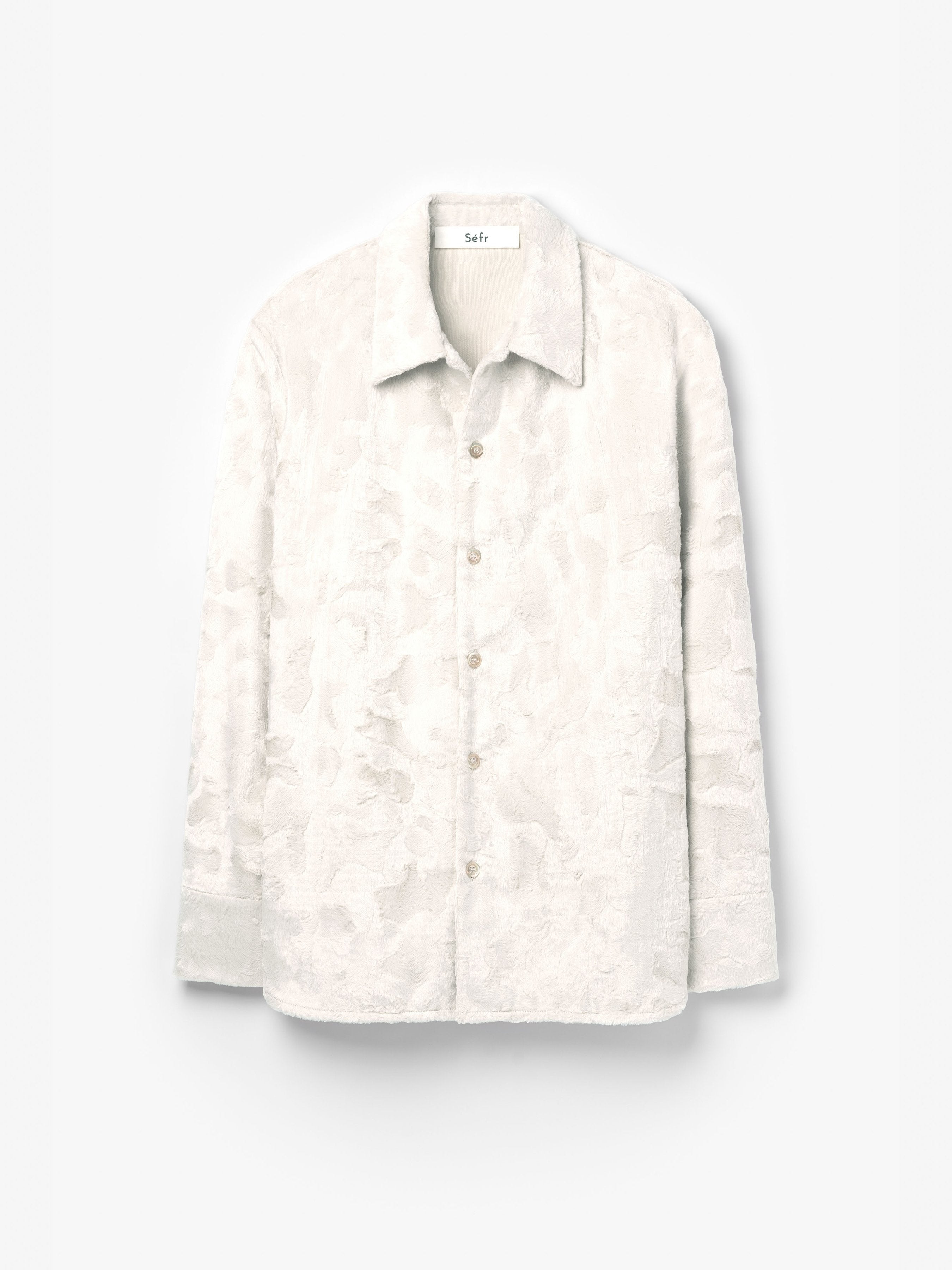 Séfr Gael Overshirt - Icing | Garmentory Séfr Gael Overshirt - Icing | Garmentory