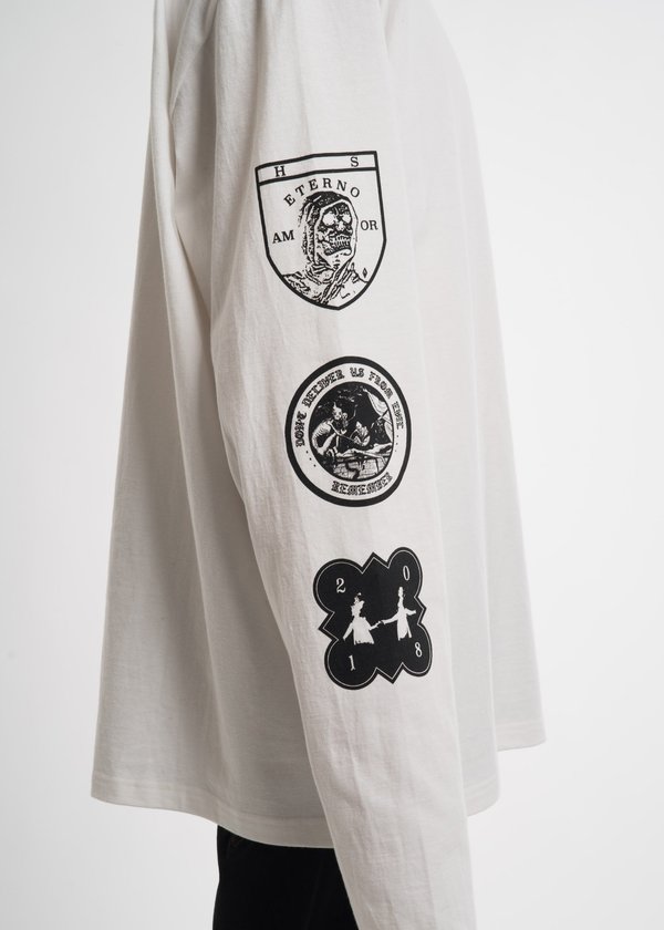 Hyein Seo White Graphic L/S T-Shirt Hyein Seo White Graphic L/S T-Shirt
