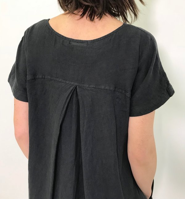 Black Crane Pleated Cocoon Dress Black Crane Pleated Cocoon Dress