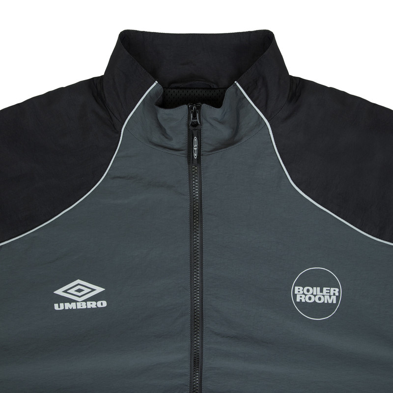 X UMBRO Shell Track Top in Black | Garmentory