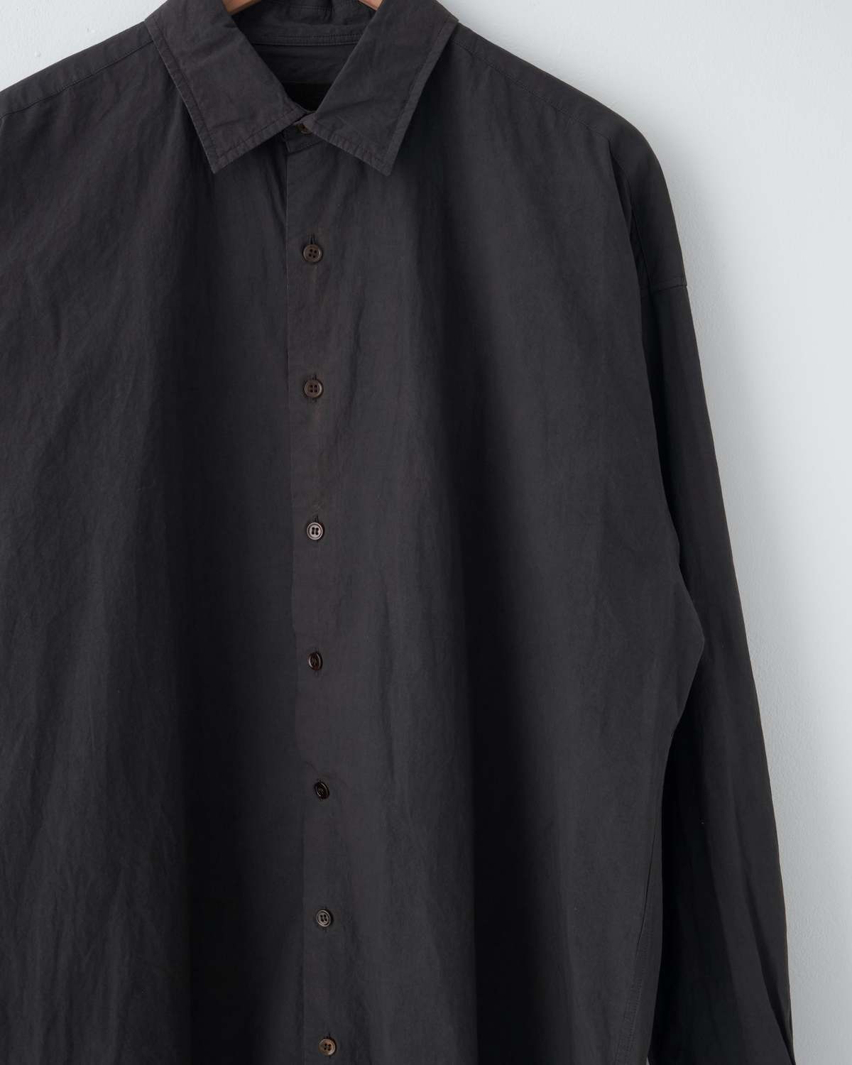 トップス 2024AW YOKO SAKAMOTO BIG DRESS SHIRT Yoko Sakamoto Big Dress Shirt, Indigo Sumi Ink – Glasswing