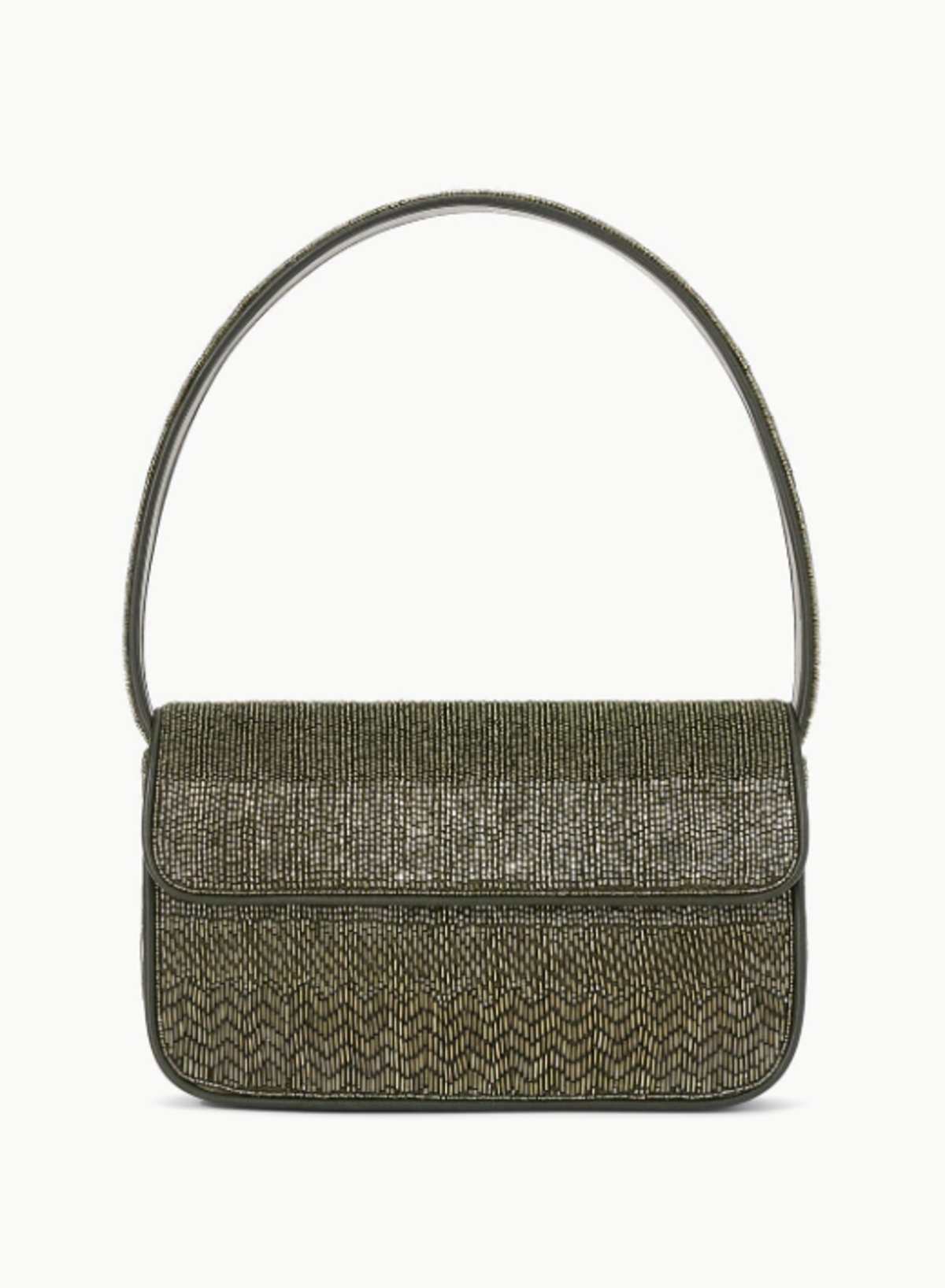 Staud Tommy Beaded Bag Avocado Garmentory