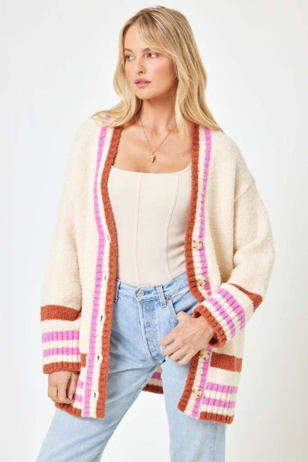 L*Space Delta Blooms Sweater - Delta Blooms Jacquard