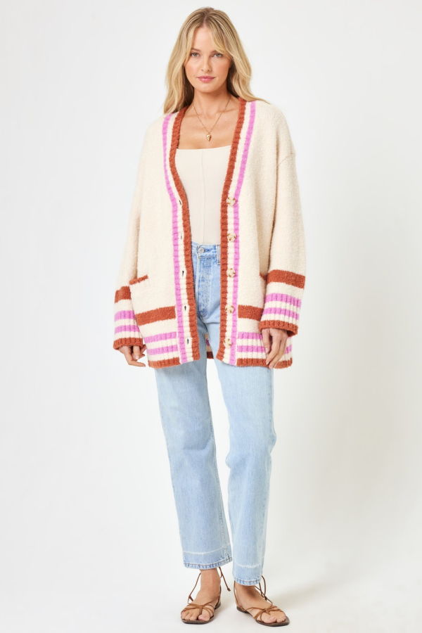 L*Space Delta Blooms Sweater - Delta Blooms Jacquard