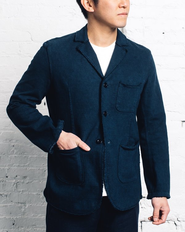 Kapital High Density Hobo Jacket - Navy Kapital High Density Hobo Jacket - Navy