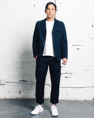 Kapital High Density Hobo Jacket - Navy Kapital High Density Hobo Jacket - Navy