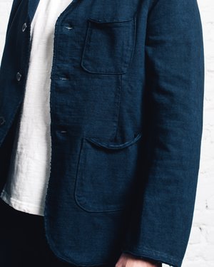 Kapital High Density Hobo Jacket - Navy Kapital High Density Hobo Jacket - Navy