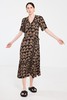 SALASAI Plantation Dress - Beige Pop Palm - Thumbnail 1