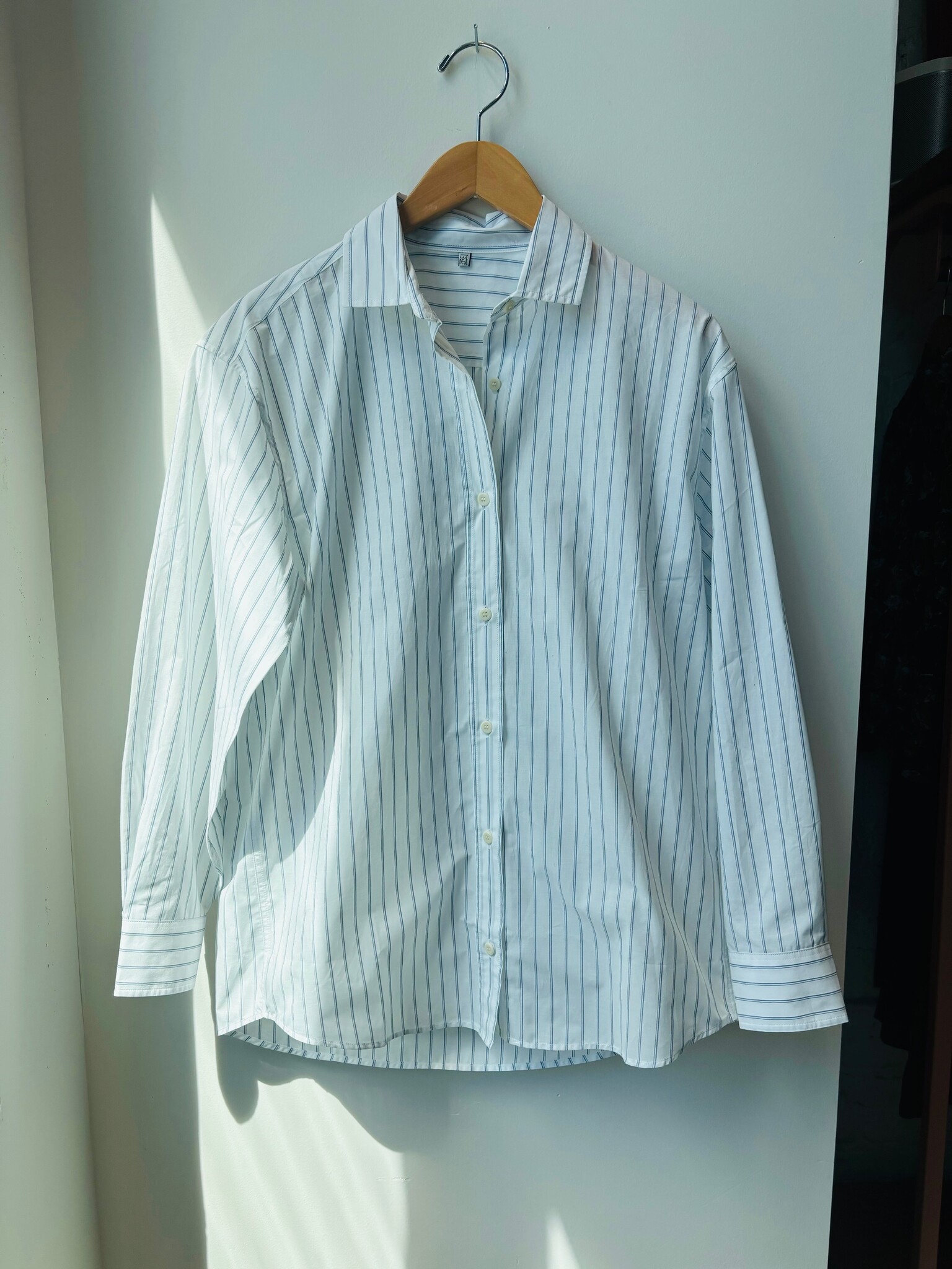 Baserange Ole Shirt - White/Stripe | Garmentory