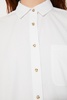 Morris Organic Cotton Oversized Button Up - White - Thumbnail 10