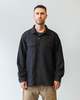 Engineered Garments Polyester Geo Quilt Classic Shirt - Black  - Thumbnail 1
