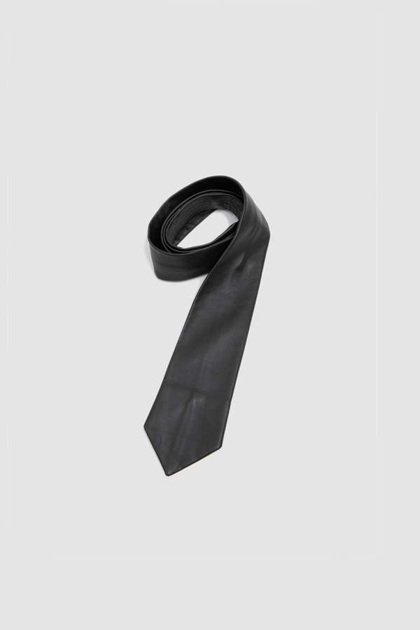 Sunflower Leather Tie - Black | Garmentory