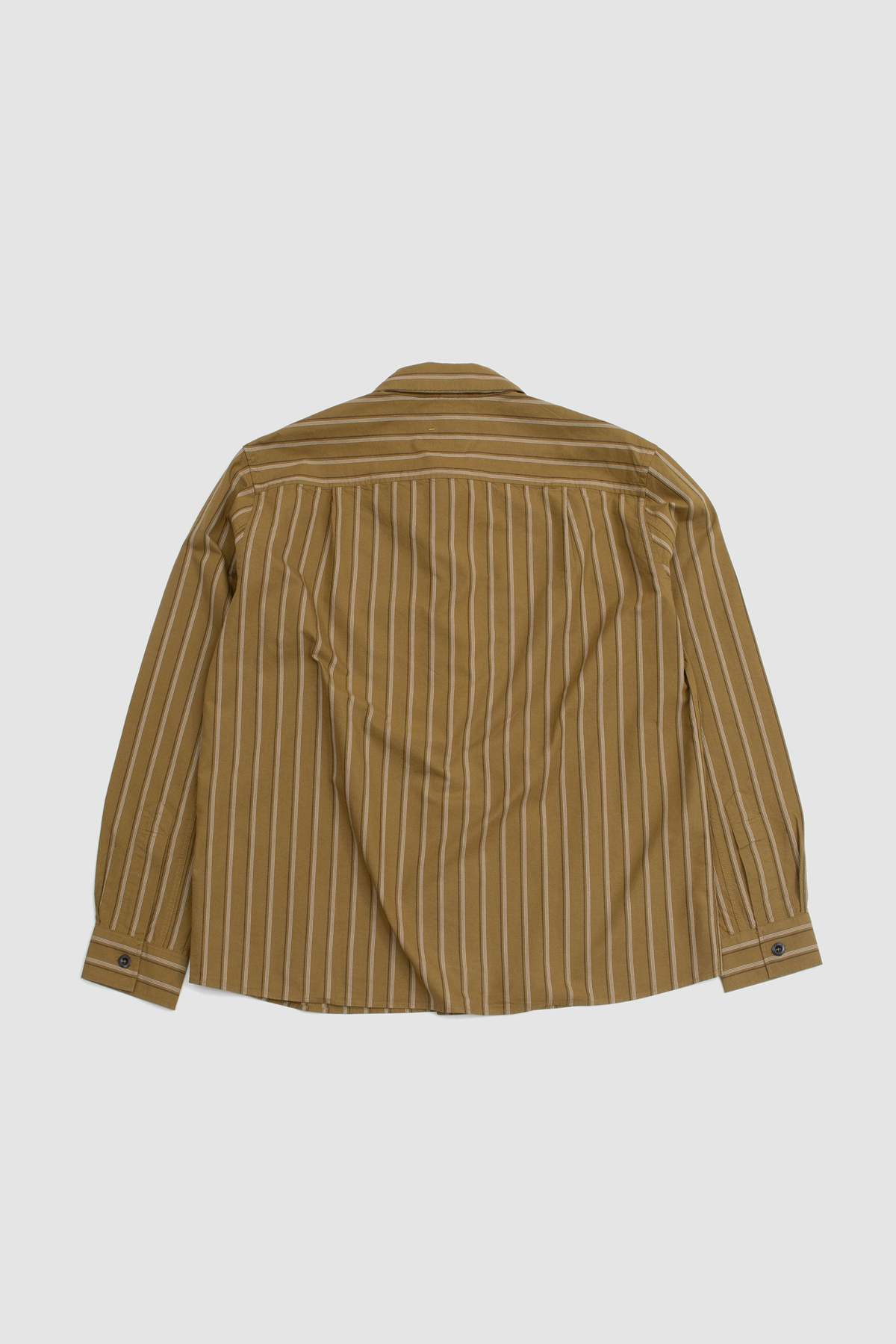 Margaret Howell Overall Offset Cotton Stripe Shirt - Light