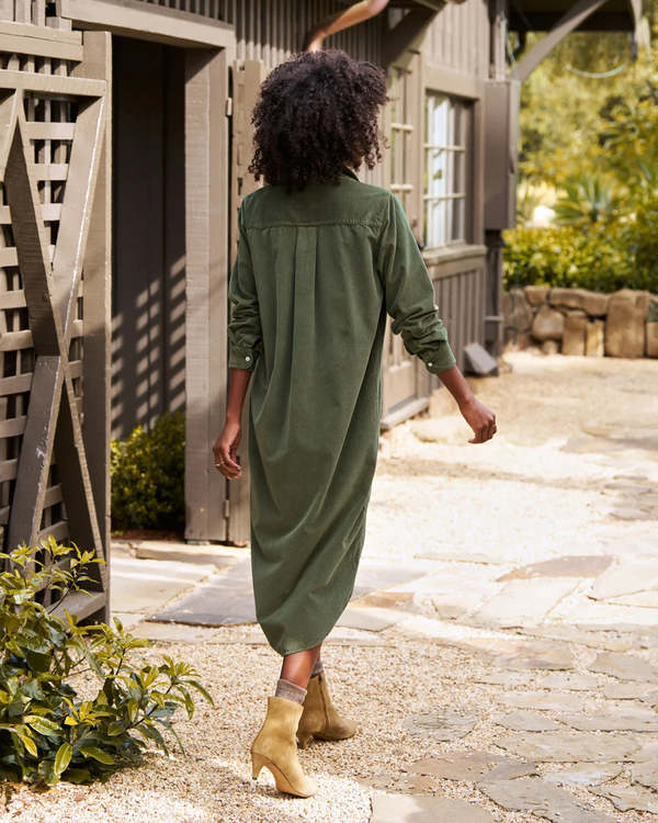 Frank&Eileen☆Rory☆ダークグリーン☆XXS Frank & Eileen Rory Maxi Shirtdress - Forest | Garmentory