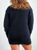 Appliqué Sweater - Ink Black - Thumbnail 6