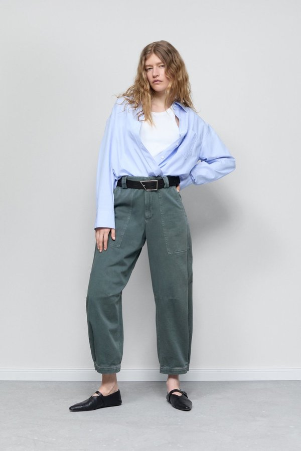 パンツ Porto Ponpone Nora pants nep yarn denim Nora pants OKAYAMA denim | porto ponpone hayama