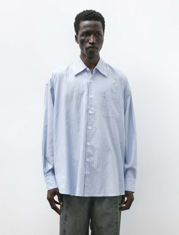 トップス OUR LEGACY BORROWED SHIRT Our Legacy - Borrowed Shirt Black Nylon Ripstop