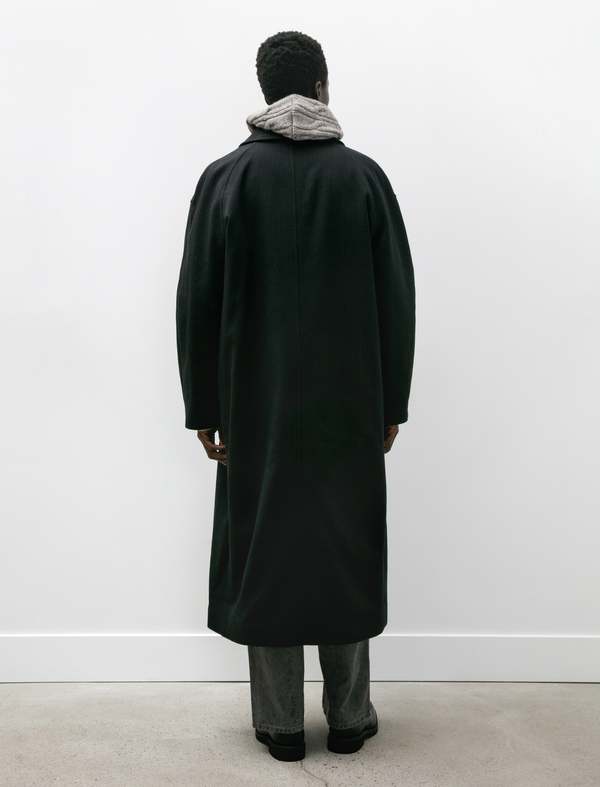 Our Legacy Jumbo Bedford Collapse Car Coat - Black | Garmentory