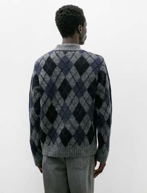 Our Legacy Evening Polo - Soft Duke Argyle | Garmentory