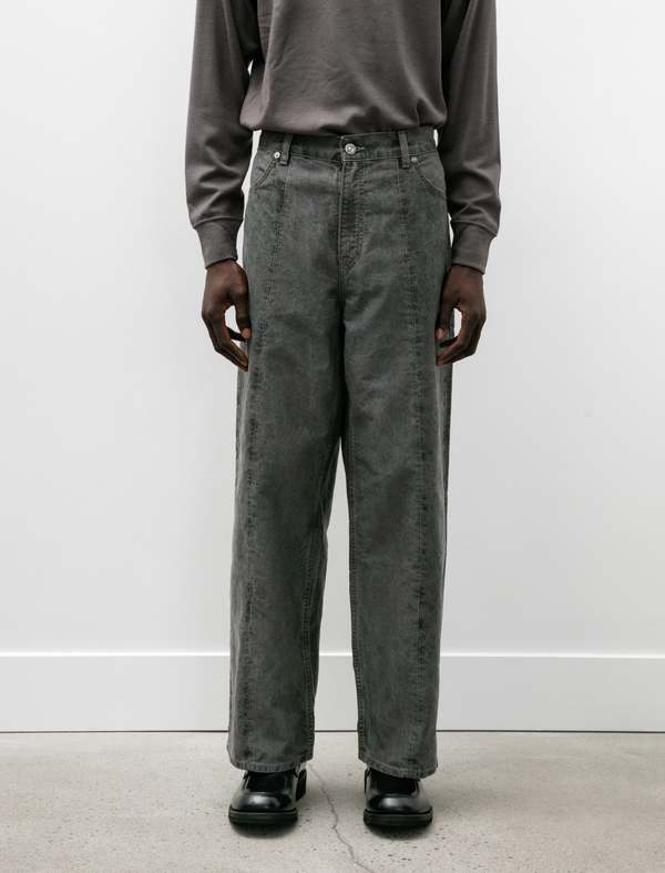 Our Legacy Fatigue Cut denim - Olive Pigment Coated Weave | Garmentory