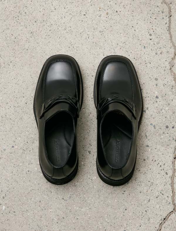 Our Legacy Nakano Shoe Glazed Leather M shoes - Black | Garmentory
