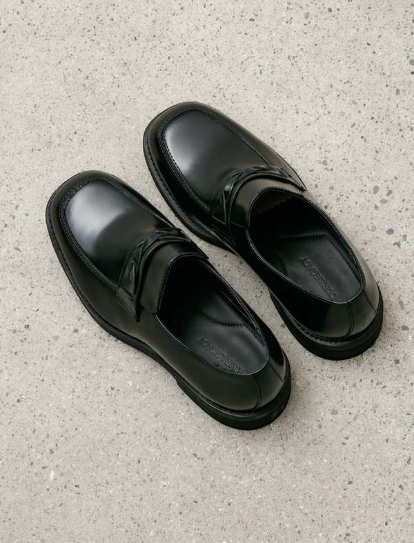 Our Legacy Nakano Shoe Glazed Leather M shoes - Black | Garmentory