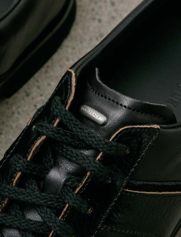 OUR LEGACY アワーレガシー TEN PIN SHOE 42 Our Legacy - Ten Pin Shoe Black Strike Leather