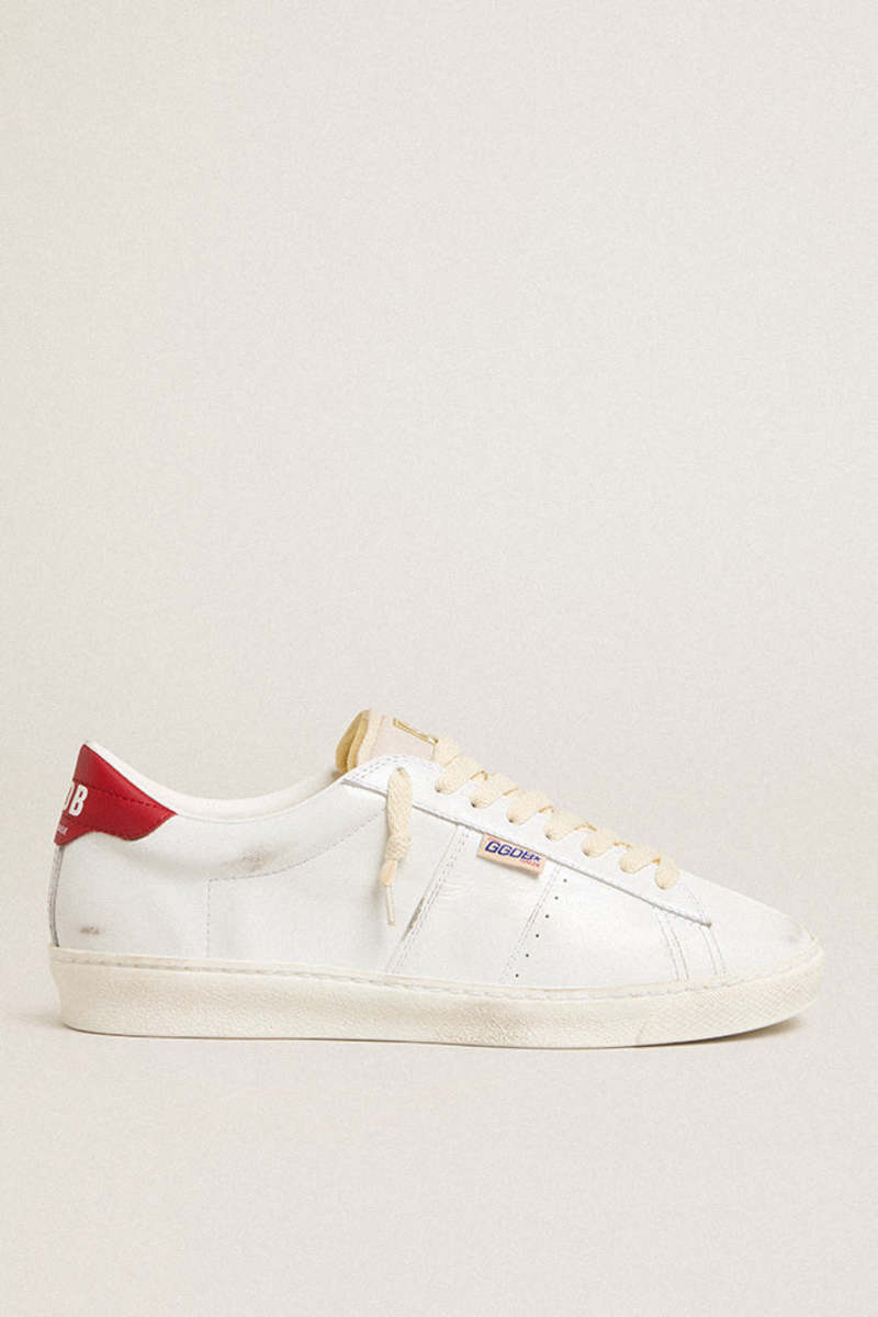 Golden Goose Matchstar Sneaker w. Shiny Leather Upper and