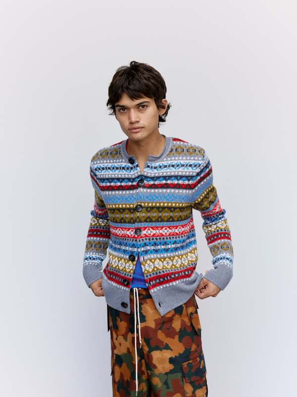 Wales Bonner Fairaisle Wool Astral Cardigan | Garmentory