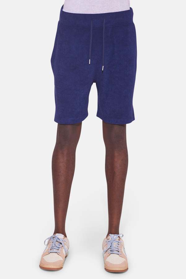 Blue&Cream Men's Terry Short - Navy