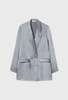 Silk Laundry RELAXED BLAZER - STORM - Thumbnail 4