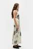 Silk Laundry SCOOP NECK DRESS - FIBONACCI OFF-WHITE - Thumbnail 3