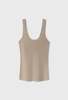 Silk Laundry SCOOP NECK TANK - GRAPHITE - Thumbnail 4