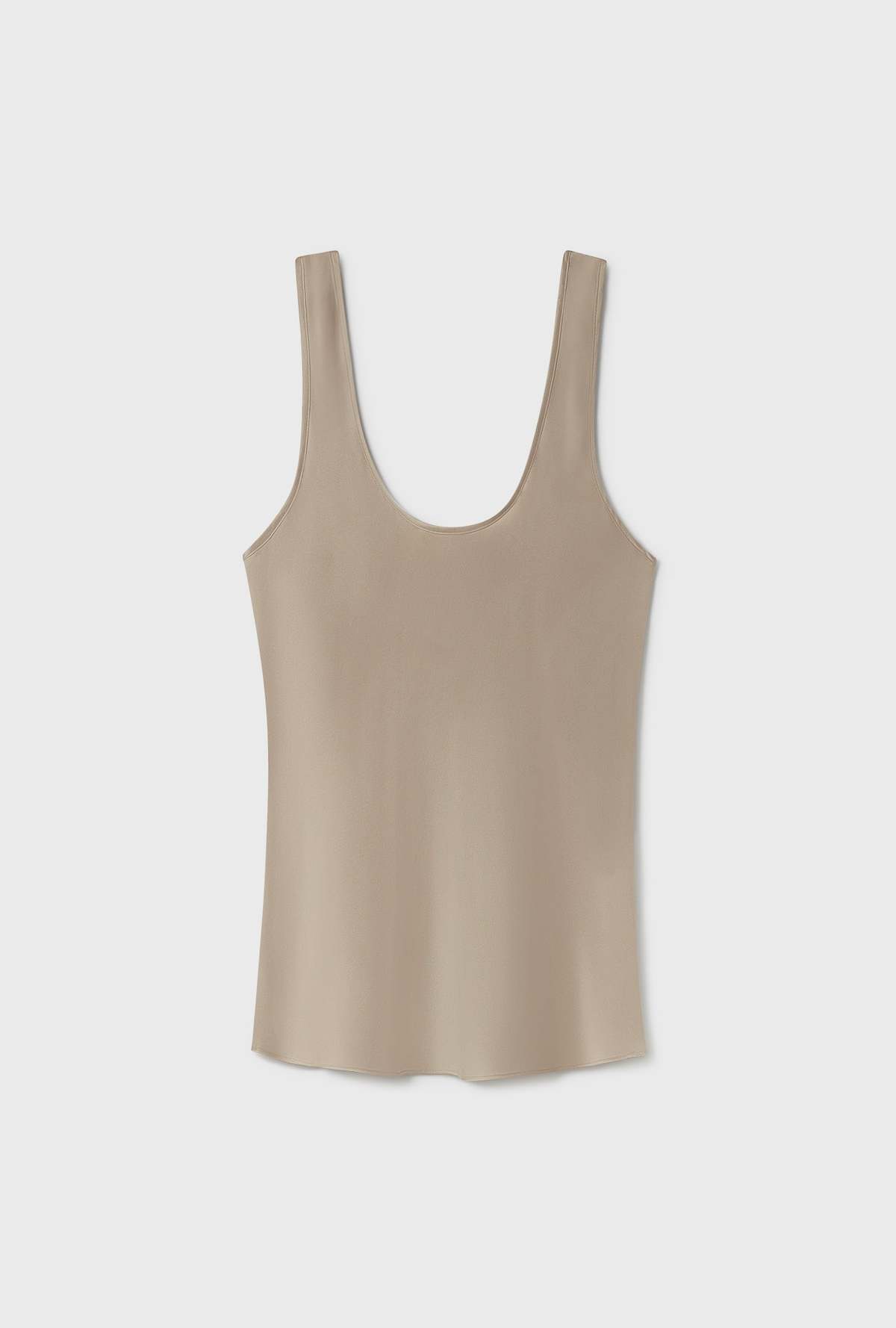 Silk Laundry SCOOP NECK TANK - GRAPHITE - Image 4 of 4