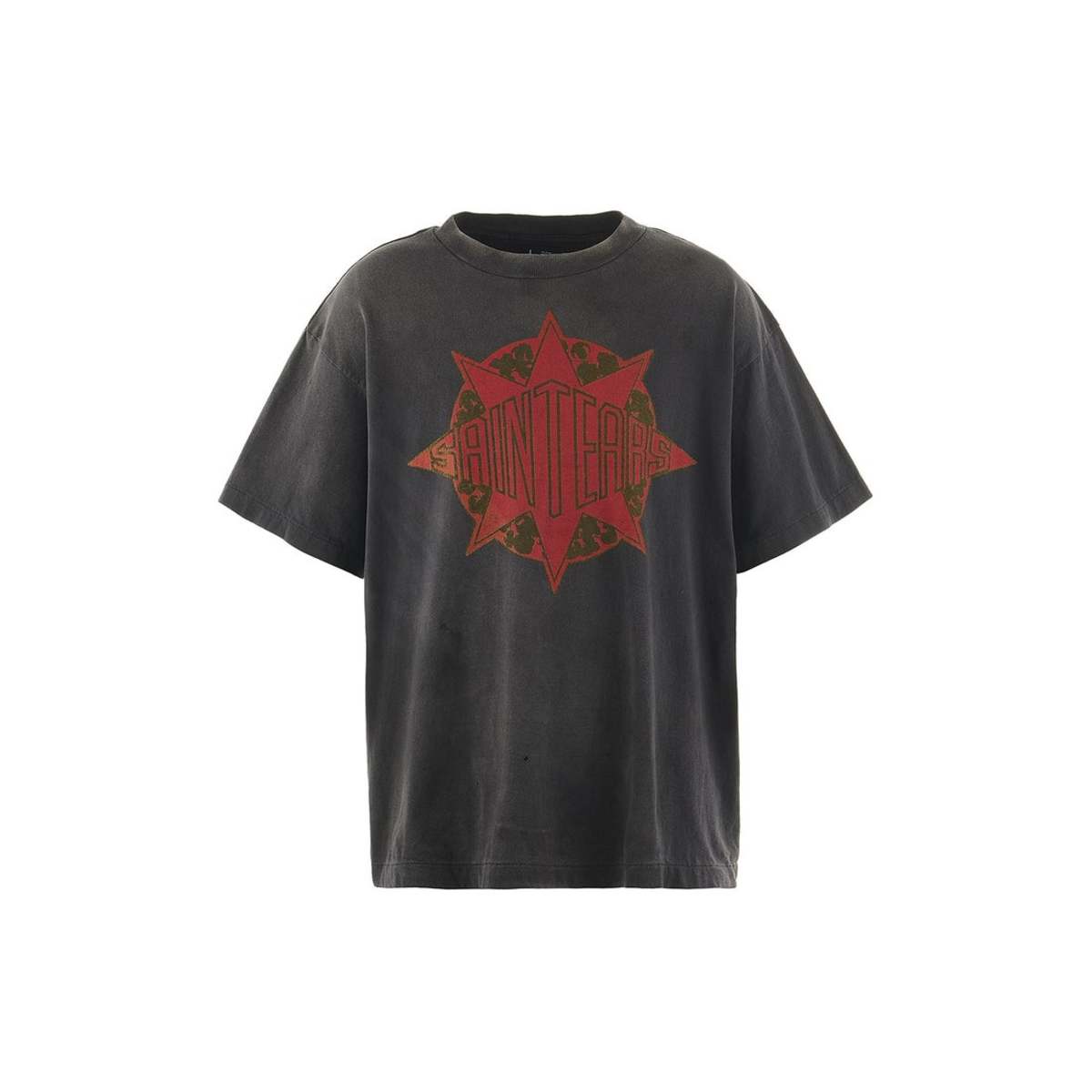 Saint Mxxxxxx Tears Short Sleeves T-shirt - Black | Garmentory
