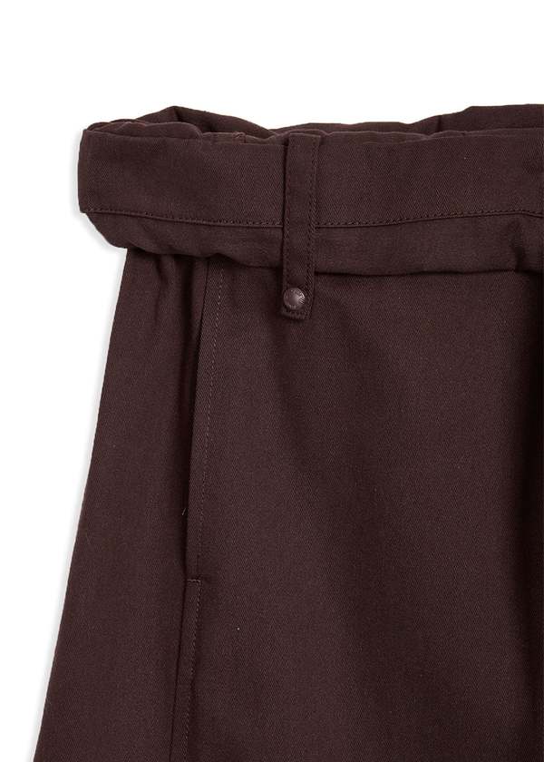 [OPEN YY] / ☆ 24FW ROLLED WAIST CARGO PANTS / BURGUNDY OPEN YY Rolled Waist Cargo Pants Burgundy – LAW DIVINE